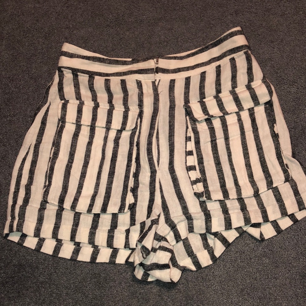 White and gray shorts!